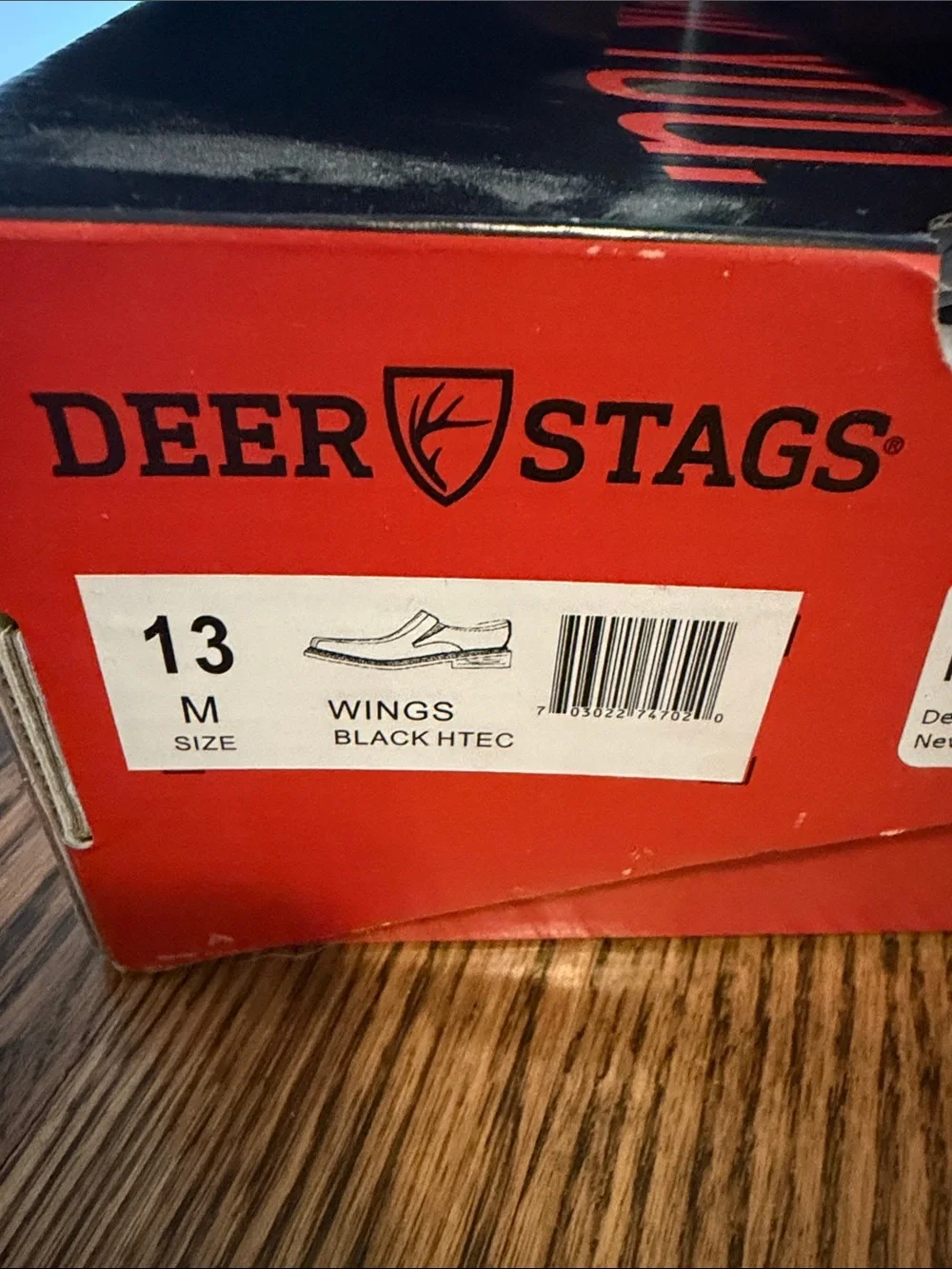 Boys size 13 Deer Stags Black  Slip-On Dress Loafers - brand new never been worn
